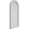 Ekena Millwork Round Top Surface Mount PVC Gable Vent: Functional, w/ 2"W x 2"P Brickmould Sill Frame, 18"W x 38"H GVPRT18X3803SF - alternate 2